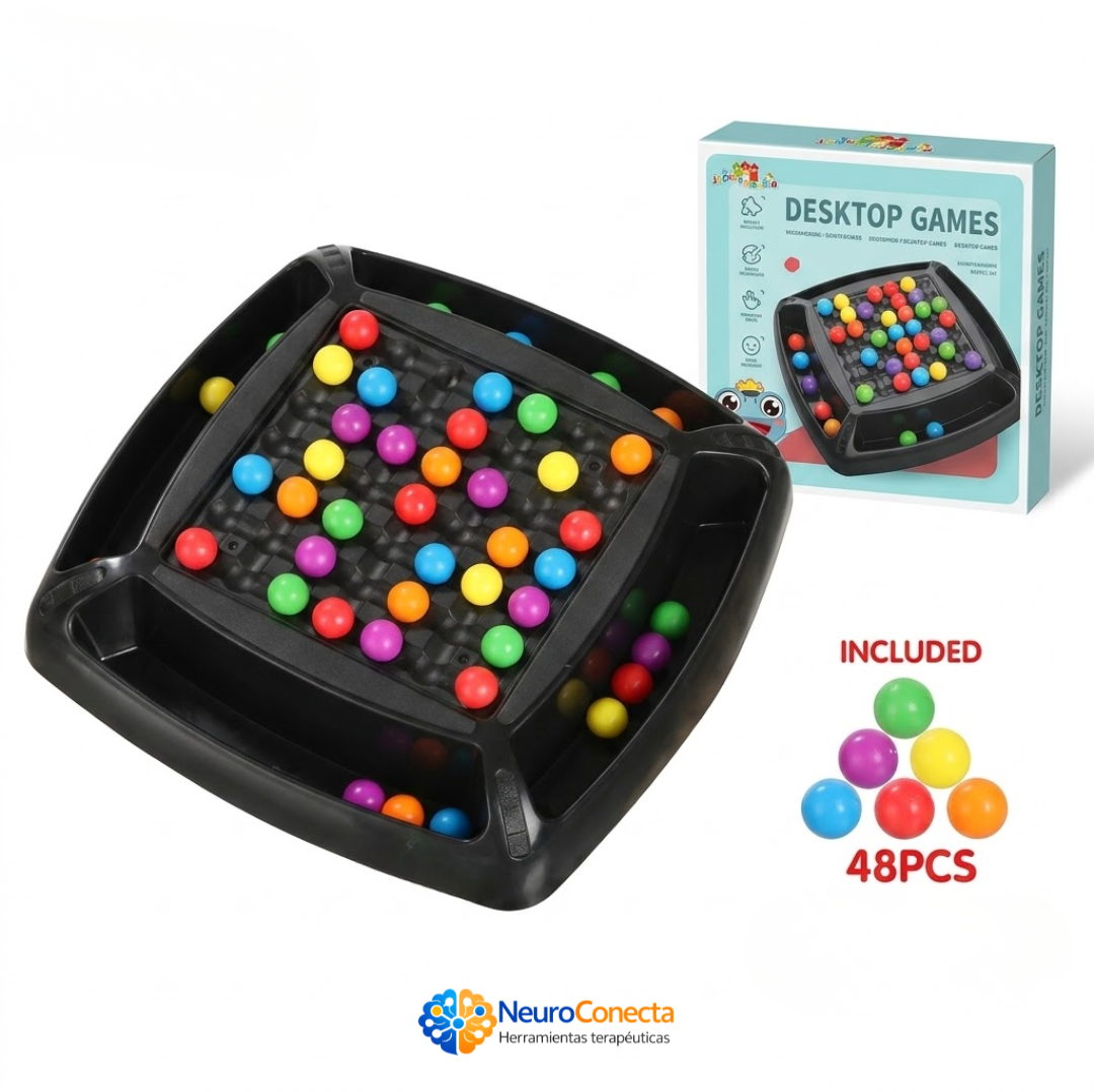 Juego de Mesa Desafío de Equilibrio y Lógica NeuroConecta — Estimulación Cognitiva, Atención y Coordinación Visomotora