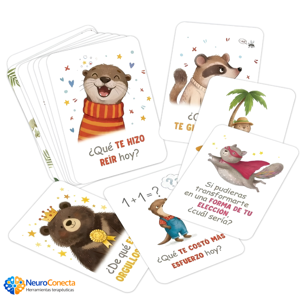 Tarjetas de Inteligencia Emocional e Integración Infantil — 24 Cartas Interactivas de Autoexploración y Diálogo Familiar